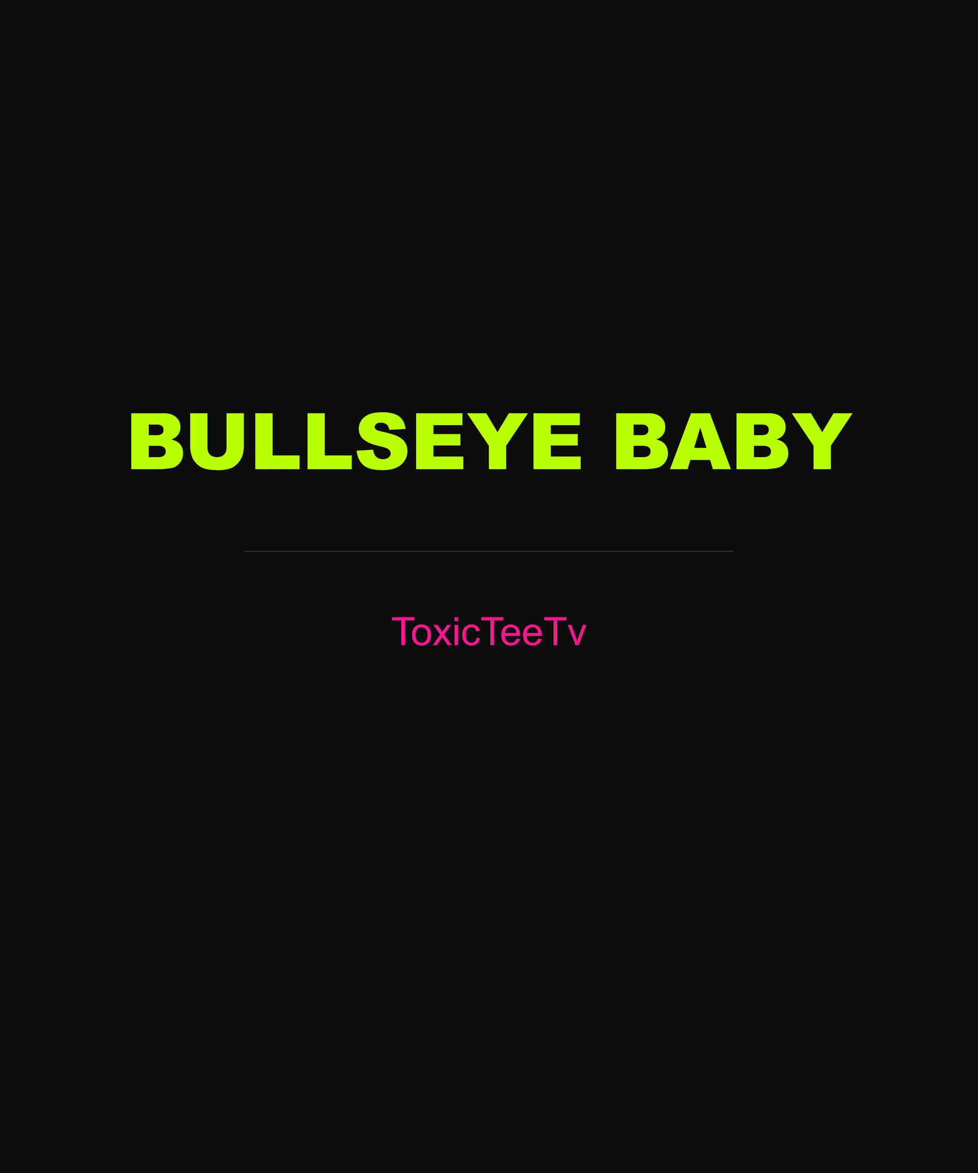 Bullseye Baby Tee